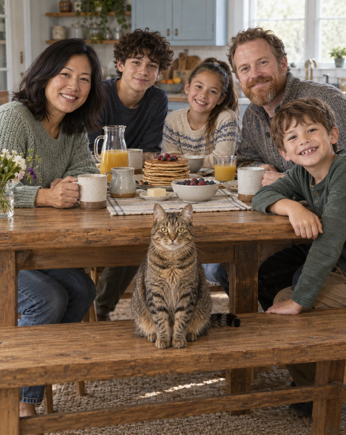 Breakfast table five