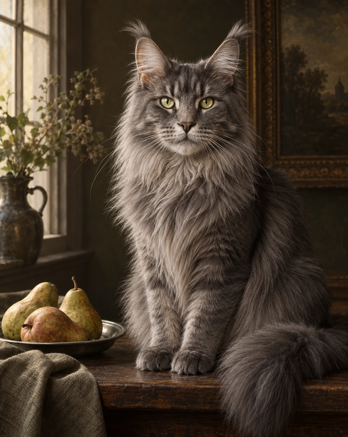 Fine art painting light