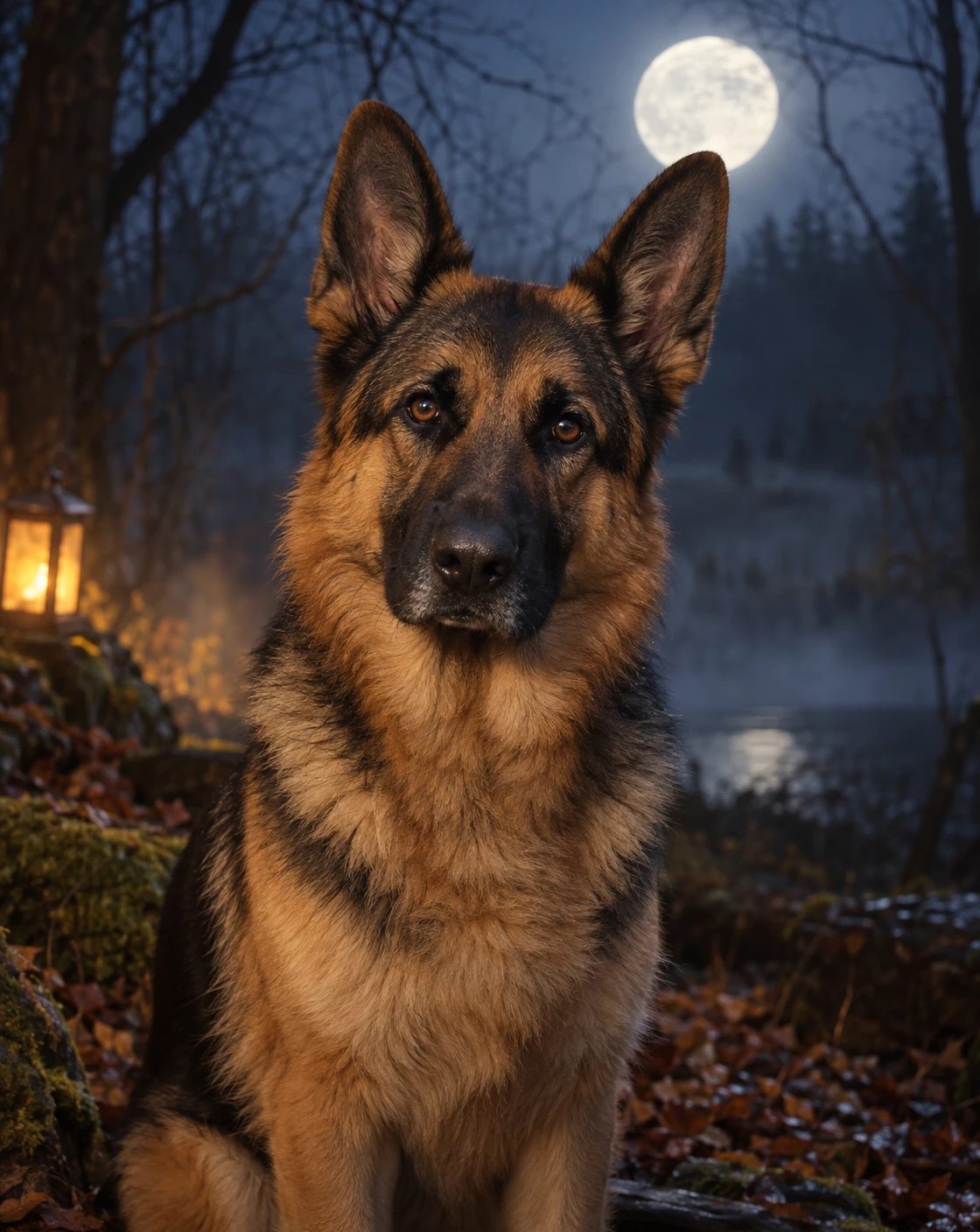 Halloween full moon